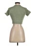 Assorted Brands Green Short Sleeve Turtleneck Size S - photo 2