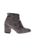 Stuart Weitzman 100% Leather Gray Black Ankle Boots Size 6 - photo 1