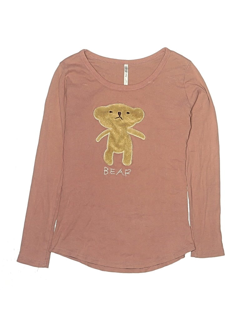Pre-owned Assorted Brands Kids' Long Sleeve T-shirt In Brown