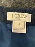 J.Crew Factory Store Solid Blue Black Formal Skirt Size 4 - photo 4