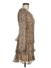 Trixxi 100% Polyester Animal Print Tan Cocktail Dress Size M - photo 4