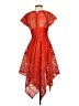 Maeve 100% Polyester Red Cocktail Dress Size 0 - photo 2