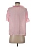 J.Crew 100% Polyester Pink Short Sleeve Blouse Size XS - photo 2