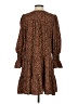 Pomander Place 100% Polyester Animal Print Brown Casual Dress Size S - photo 2