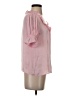 J.Crew 100% Polyester Pink Short Sleeve Blouse Size XS - photo 4