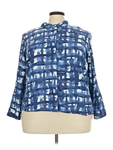 Per Se By Carlisle 3/4 Sleeve Blouse (view 1)
