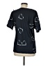 Unbranded Black Blue Short Sleeve Blouse Size M - photo 2