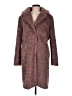 Banana Republic 100% Polyester Pink Burgundy Coat Size M - photo 1