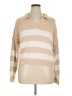 Assorted Brands 100% Cotton Stripes Tan Pullover Sweater Size XL - photo 1