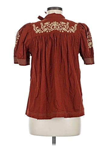 Free People Short Sleeve Blouse (view 2)