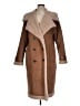 Avec Les Filles 100% Polyester Brown Coat Size L - photo 1