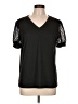 Unbranded Black Short Sleeve Top Size L - photo 1