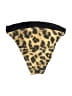 PilyQ Animal Print Gold Swimsuit Bottoms Size M - photo 2