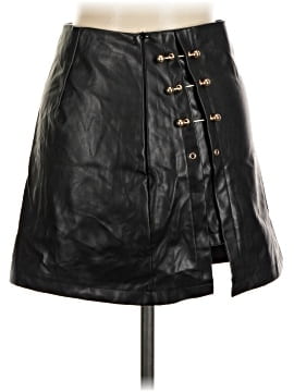 Shein Faux Leather Skirt (view 2)