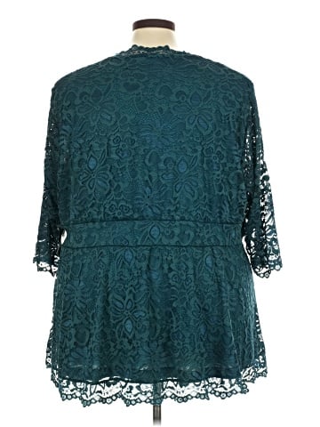 Kiyonna 3/4 Sleeve Blouse (view 2)
