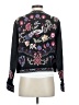 Johnny Was 100% Linen Floral Black Jacket Size S - photo 2