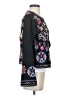 Johnny Was 100% Linen Floral Black Jacket Size S - photo 4