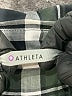 Athleta 100% Cotton Plaid Black Long Sleeve Button-Down Shirt Size S - photo 7