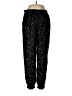 Serra 100% Polyester Stars Black Casual Pants Size M - photo 1