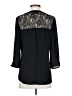 Express 100% Polyester Black 3/4 Sleeve Blouse Size S - photo 2
