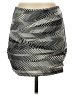 BCBGeneration Chevron-herringbone Silver Gray Casual Skirt Size S - photo 1
