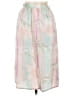 Argenti 100% Silk Print Pink Silk Skirt Size 8 - photo 1