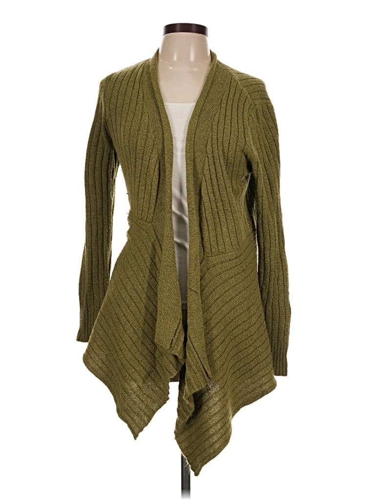 Pre-owned Christopher & Banks Cardigan Sweater In Green