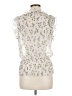 MNG Suit Ivory Sleeveless Blouse Size M - photo 2