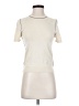 Zara Ivory Short Sleeve Turtleneck Size S - photo 1