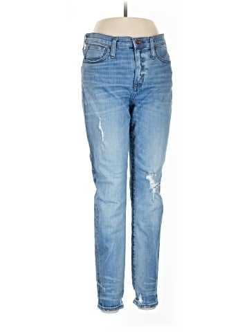 Madewell 9" High-Rise Skinny Jeans: Destructed-Hem Edition (view 1)