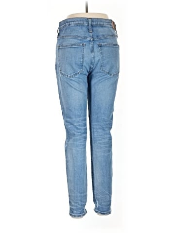 Madewell 9" High-Rise Skinny Jeans: Destructed-Hem Edition (view 2)