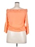 Vince Camuto 100% Polyester Orange 3/4 Sleeve Blouse Size S - photo 2