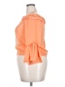 Vince Camuto 100% Polyester Orange 3/4 Sleeve Blouse Size S - photo 5