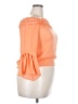 Vince Camuto 100% Polyester Orange 3/4 Sleeve Blouse Size S - photo 4