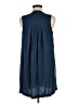 BDG 100% Rayon Solid Blue Casual Dress Size M - photo 2