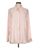Maison Jules 100% Polyester Pink Long Sleeve Blouse Size L (estimated) - photo 1