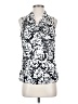 Alfani 100% Polyester Black Sleeveless Blouse Size S - photo 1