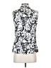 Alfani 100% Polyester Black Sleeveless Blouse Size S - photo 2