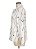 Unbranded 100% Polyester Print Ivory Long Sleeve Blouse Size L - photo 5