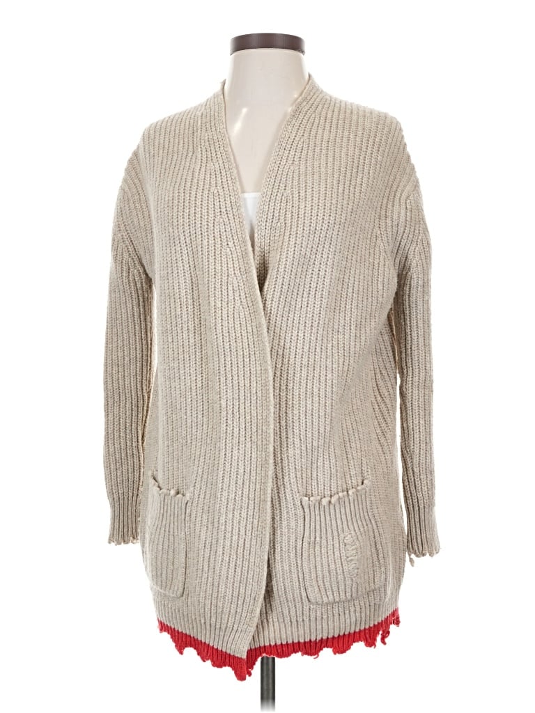 Pre-owned Zadig & Voltaire Cardigan Sweater In Tan