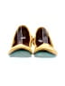 Tieks Color Block Yellow Flats Size 8 - photo 2