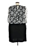 Perceptions Graphic Black Cocktail Dress Size 22 - photo 2