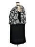 Perceptions Graphic Black Cocktail Dress Size 22 - photo 5