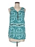 Harve Benard 100% Polyester Teal Sleeveless Blouse Size M - photo 1
