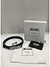 Moschino Black Leather Belt Size M - photo 6