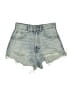 Zara Blue Denim Shorts Size 2 - photo 1