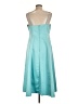 Alfred Angelo 100% Polyester Solid Teal Cocktail Dress Size 16 - photo 2