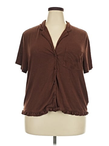 Gap Body Short Sleeve Blouse (view 1)