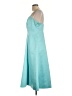 Alfred Angelo 100% Polyester Solid Teal Cocktail Dress Size 16 - photo 5