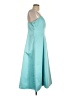 Alfred Angelo 100% Polyester Solid Teal Cocktail Dress Size 16 - photo 4